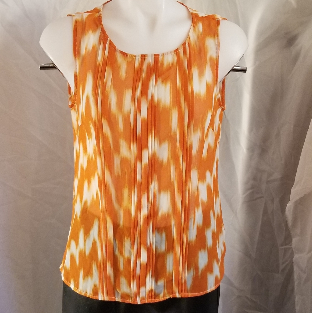 Lightweight Tank Top Loose Fit Med Orange